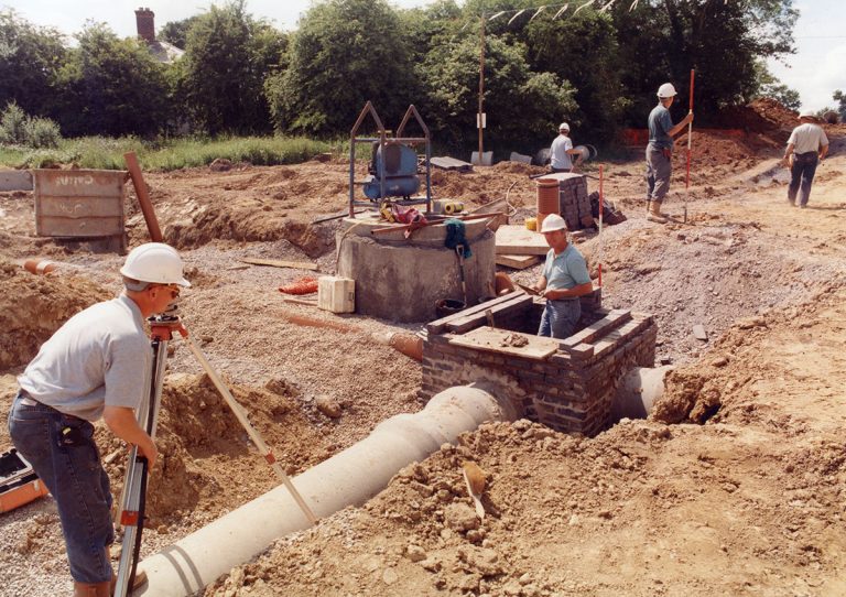installing pipework in the 1990s